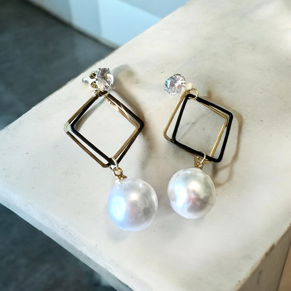 S925 Post silver Fashion Earrings